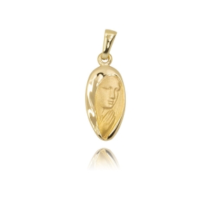 Medalik złoty "ikona Matki Boskiej" pr.585.