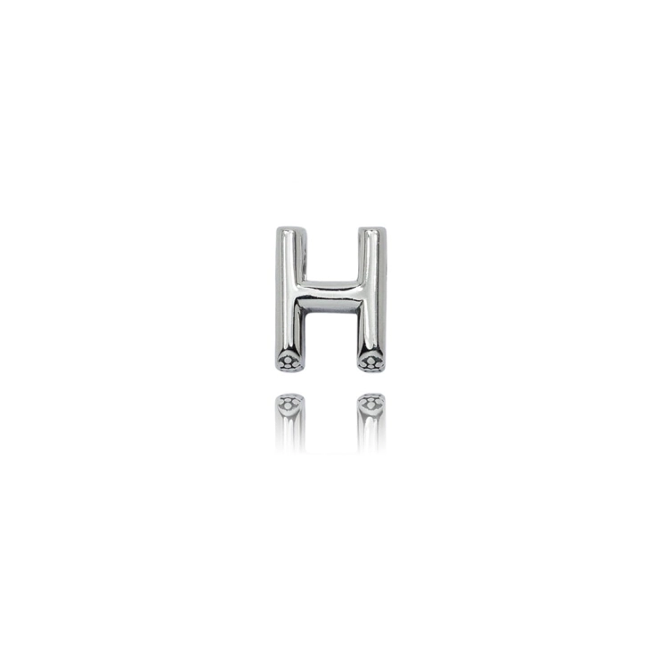 Amazyt-srebrna-zawieszka-modulowa-literka-H-dwustronna-JW-0065-1