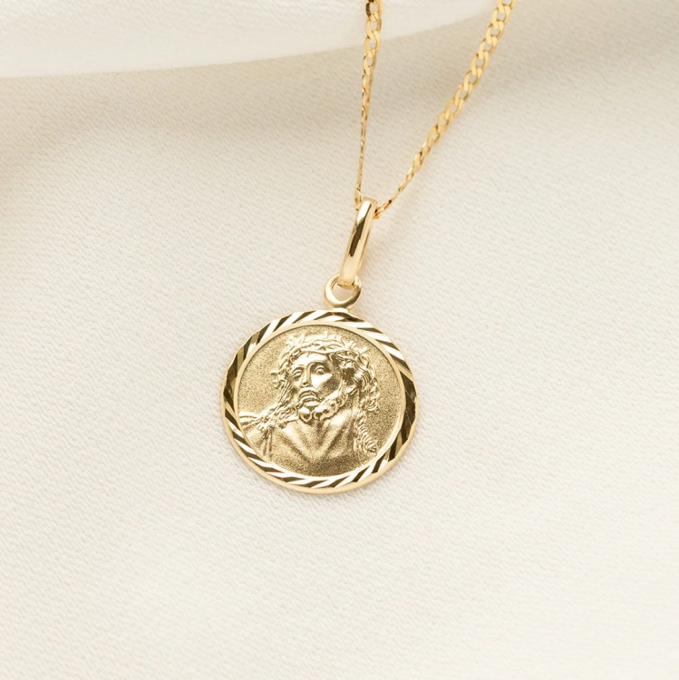 Amazyt-medalik-zloty-z-panem-jezusem-AK-M001-2