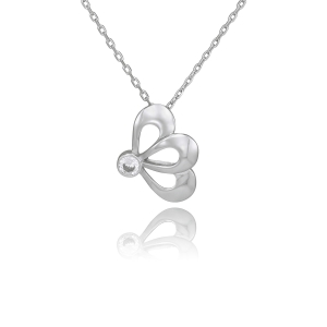 Zawieszka srebrna z cyrkonią