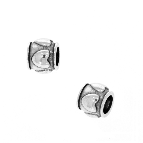 Srebrna zawieszka modułowa z sercem-Amazy1.jpg