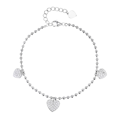 Srebrna bransoletka z serduszkami-Amazyt1.jpg