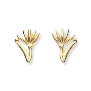 Kolczyki srebrne pozłacane "Gałązki" pr.925.