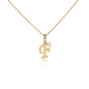 Złota literka F
