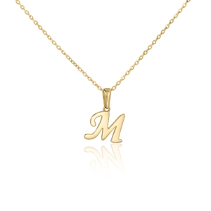Złota literka M