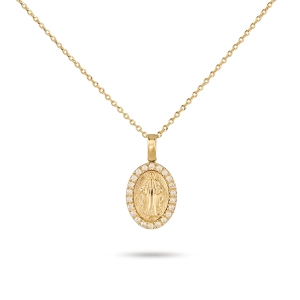 Złoty medalik Cudowny Medalion