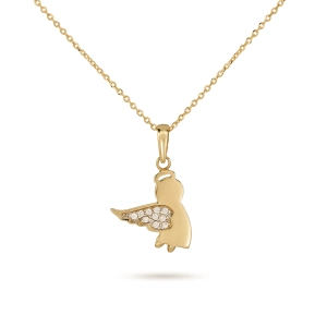 Złota zawieszka Aniołek