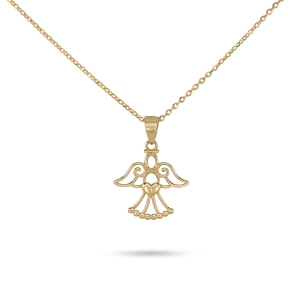 Złota zawieszka Aniołek