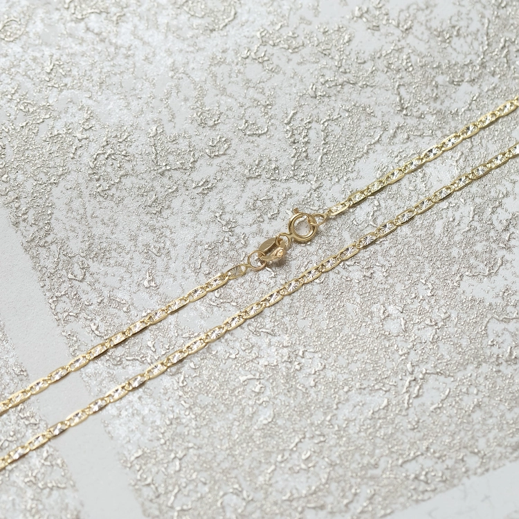 Widok zapięcia karabińczyk łańcuszek złoto 585 45 cm Jubiler Amazyt