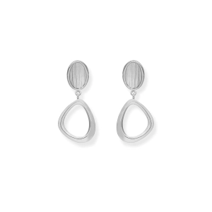 Kolczyki srebrne rodowane pr.925.