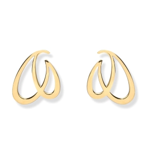 Kolczyki wiszące pozłacane pr.925.