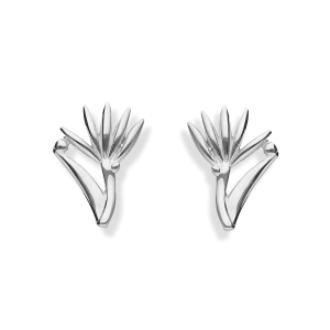 Kolczyki srebrne rodowane "Gałązki" pr.925.
