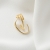 Srebrne kolczyki koła pozłacane 24 ct. pr. 925 Amazy